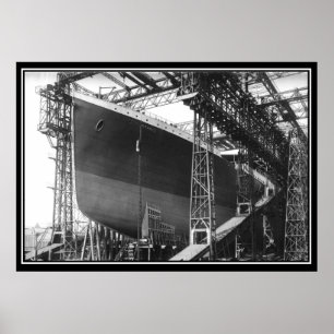 Titanic-serien Poster Byggnad av Titanic