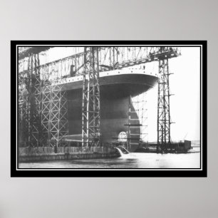 Titanic-serien Poster Titanic Launch