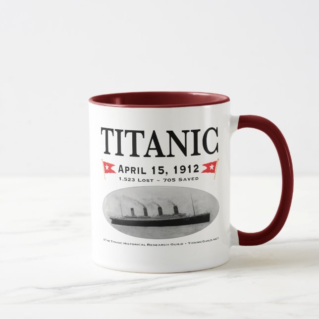 Titanic spökefraktkaffe koppar, Steins, Drinkware Mugg (Höger)