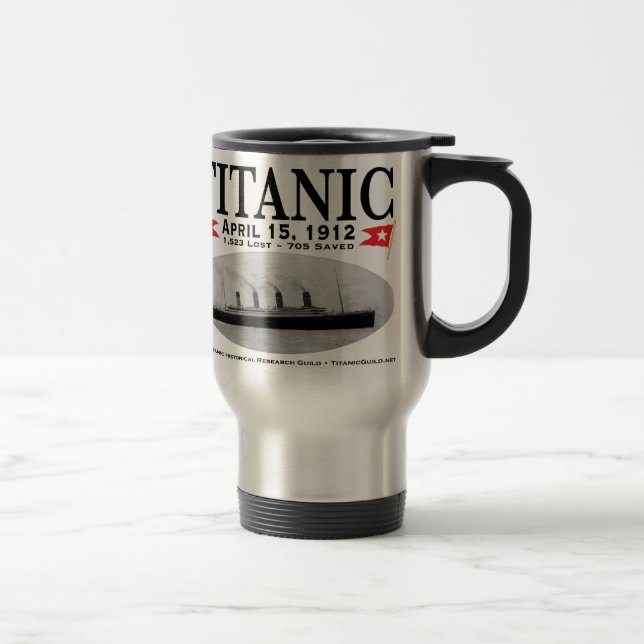 Titanic spökefrakttravel mug (rostfritt stål) resemugg (Höger)