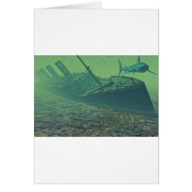 Titanic-sunk Hälsningskort (Framsidan)