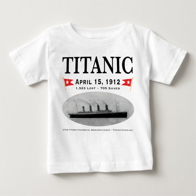 Titanic T-tröja för spökefraktspädbarn T-shirt (Framsida)