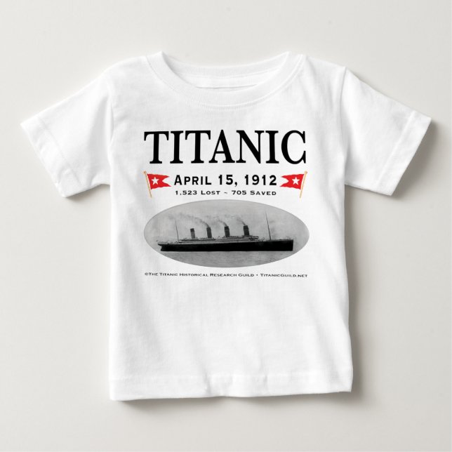 Titanic T-tröja för spökefraktspädbarn Tröja (Framsida)
