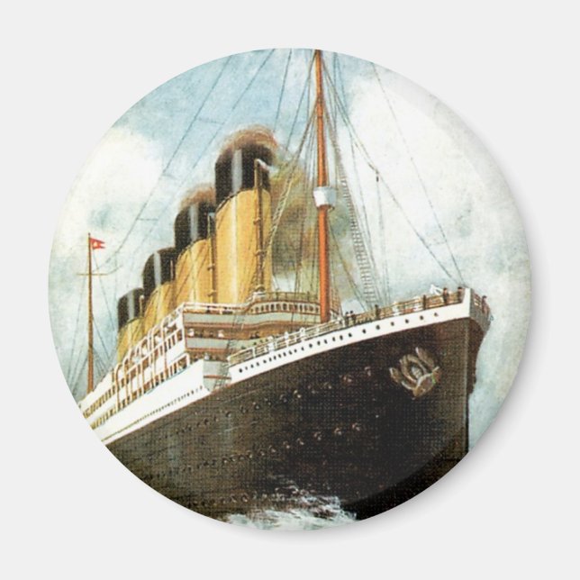 Titanic till havs magnet (Framsidan)