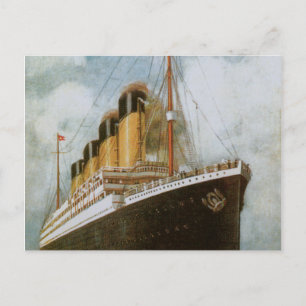 Titanic till havs vykort