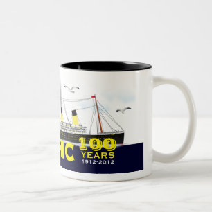 Titanic tragediårsdagmugg Två-Tonad mugg