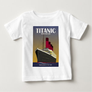 Titanic tryck för haveyelinerart déco tröja