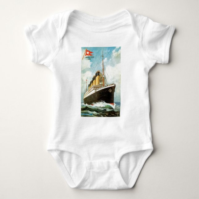 Titanic vid Sea Baby T-shirt (Framsida)