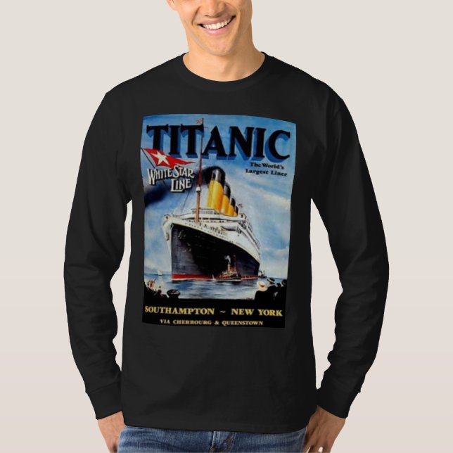 Titanic Vintage 1912 T Shirt (Framsida)