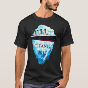 Titanic Vintage Ocean Cruise Sailing Frakt Voyage T Shirt