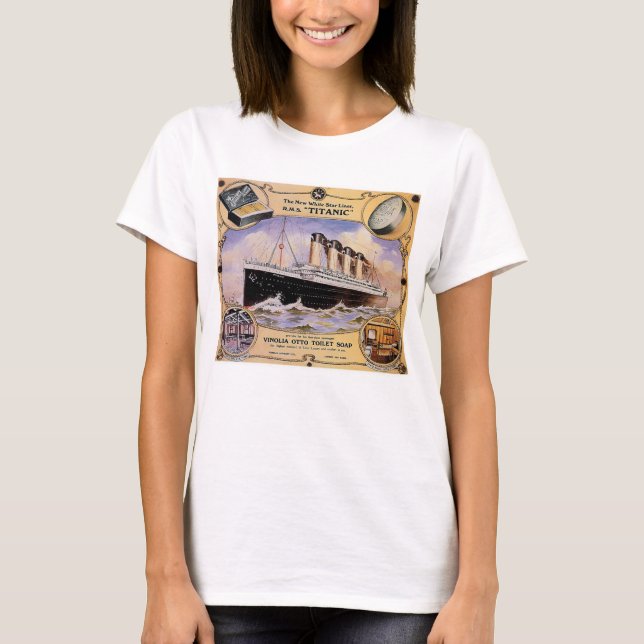 Titanic vintagetvålannons t-shirt (Framsida)