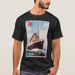 Titanic White Star Line-målning Tee