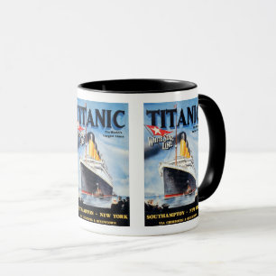 Titanic White Star Line - Världens Största Linjesk Mugg