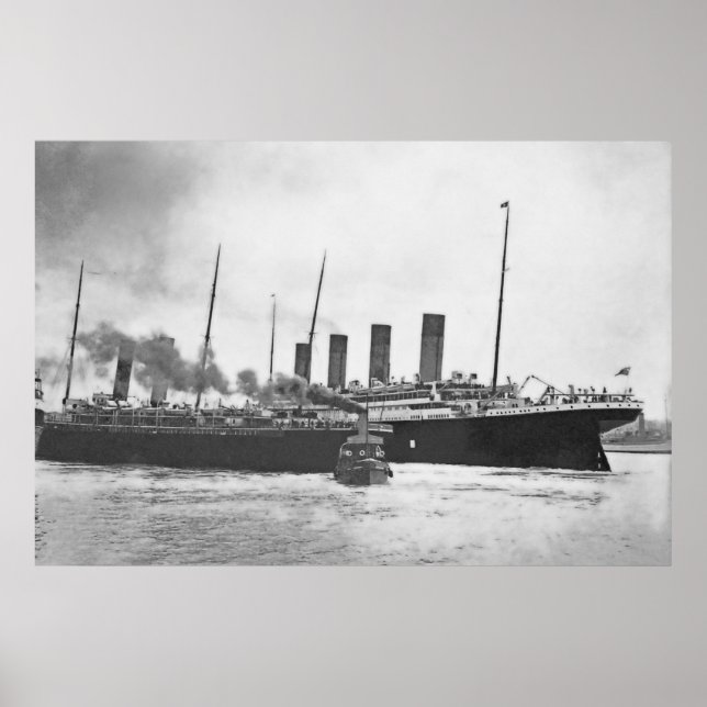 Titanics nära miss poster (Framsidan)