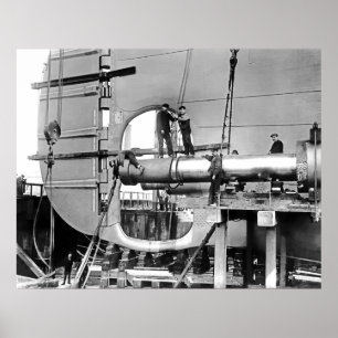 Titanics propeller Shafts Poster