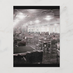 Titanics stora matsal vykort