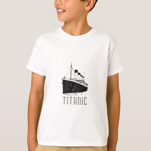 titanisk t-shirt (Framsida)