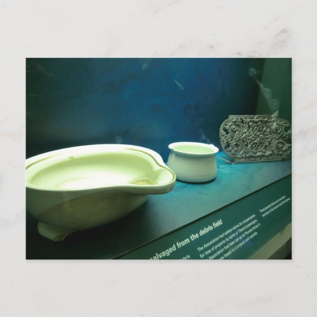 Titaniska artefakter vykort (Framsida)