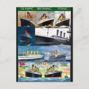 titaniska,britaniska,olympiska,systrar T-Shirt Vykort