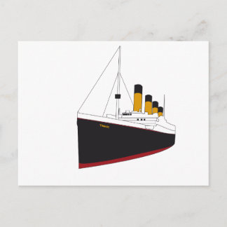 titaniskt original vykort