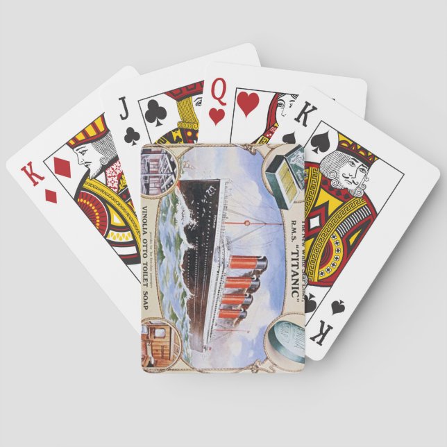 Titaniskt spelkort (Baksidan)