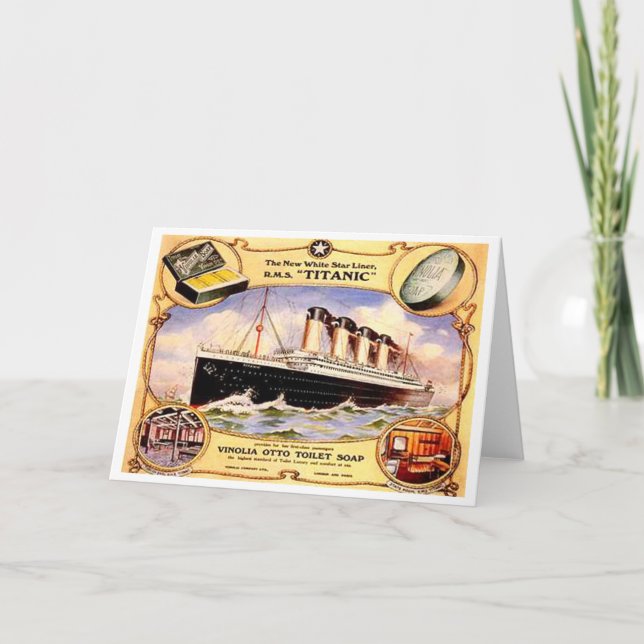 Titaniskt tvål kort (Framsida)