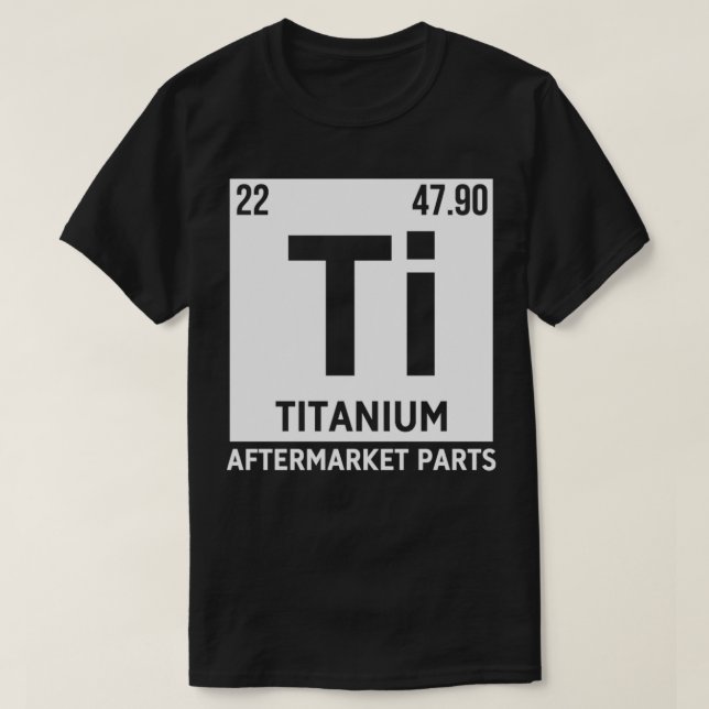 Titanium AEftermarket Parts Ti Inslag Joint Surger T Shirt (Design framsida)