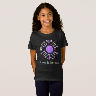 Titanium Atom Science för flickor T-shirt