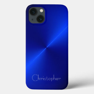 Titanium Bright blue Stainless Steel Skriv ut