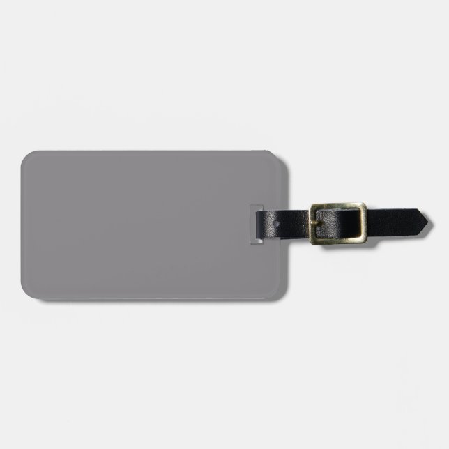 Titanium Grått Grått Färg Trend Background Bagagebricka (Horisontell Framsida)