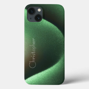 Titanium grönt Stainless Steel Print iphone 15