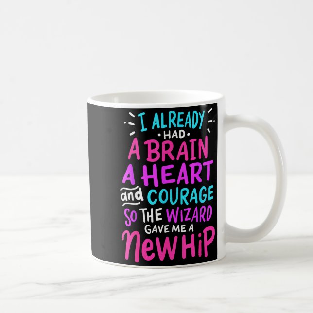 Titanium Hip Replacement Surgery Humor Funny New H Kaffemugg (Höger)