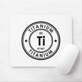 Titanium Inslag Mouse Pad Musmatta