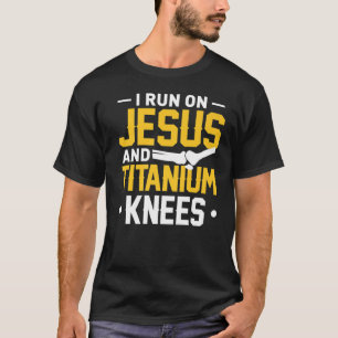 Titanium Knee Replacement Kirurgi T- Jesu T Shirt