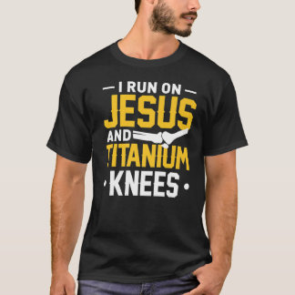 Titanium Knee Replacement Kirurgi T- Jesu T Shirt