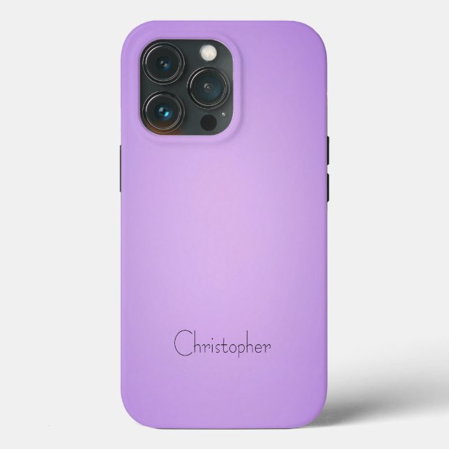Titanium Light violett Stainless Steel Print (Baksida )