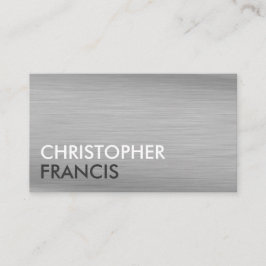 Titanium metallvisitkortar för silver visitkort