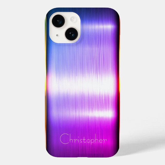 Titanium-polerad violett Radial Metallic iphone 15 (Baksida)