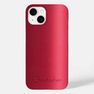 Titanium Red Stainless Steel Metallic