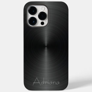 Titanium Silver Black Stainless Steel Metallic
