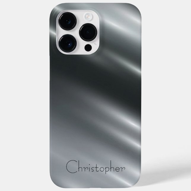Titanium Silver Stainless Steel Skriv ut (Baksida)