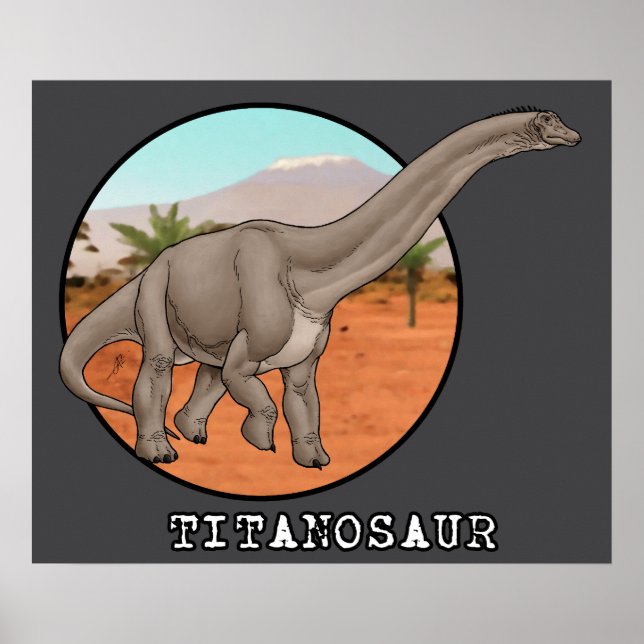 Titanosaur Poster (Framsidan)