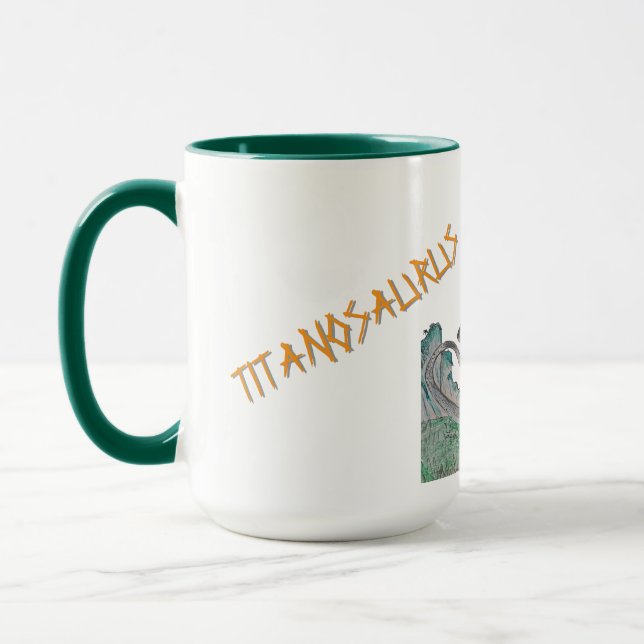 Titanosaurus The Titanic Lizard Mug Mugg (Vänster)