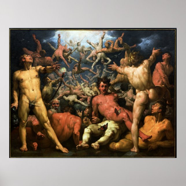 Titans Cornelis van Haarlem Poster (Framsidan)