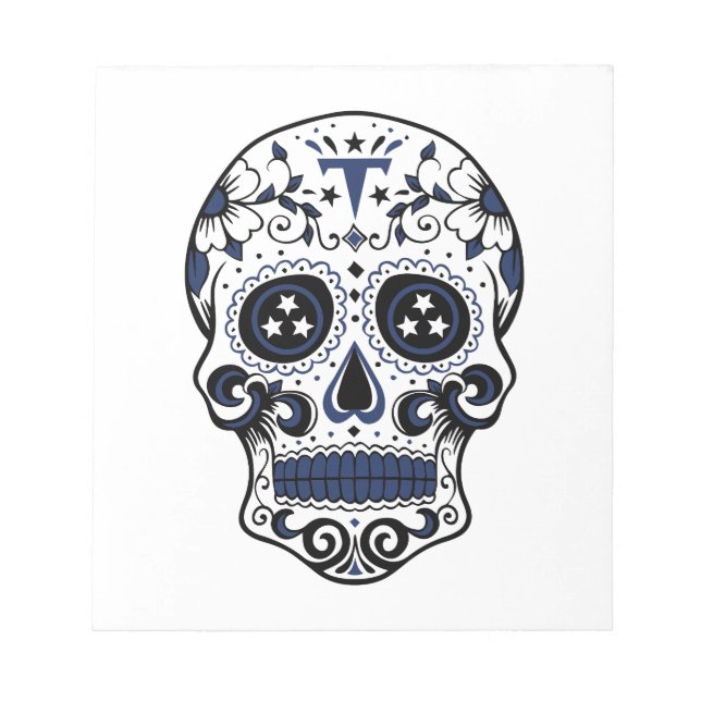 Titans Sugar Skull Anteckningsblock (Framsida)