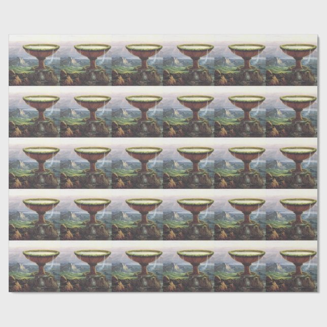 Titanskålen av Thomas Cole Presentpapper (Platt)