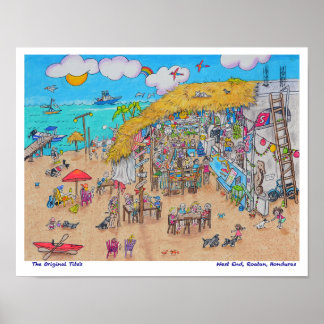 Titas Rosa Seahorse Poster