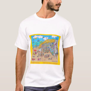 Titas rosa Seahorsemanar skjorta för T Shirt