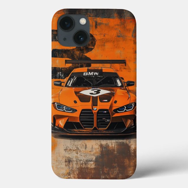 Titel: BMW M4 GT3: Orange Racing Beast Art Case (Baksida)