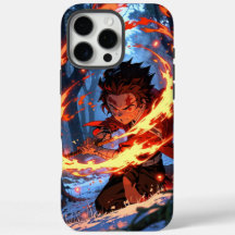 Titel:  Demon Slayer Telefonfodral: Tanjiro Hinoka